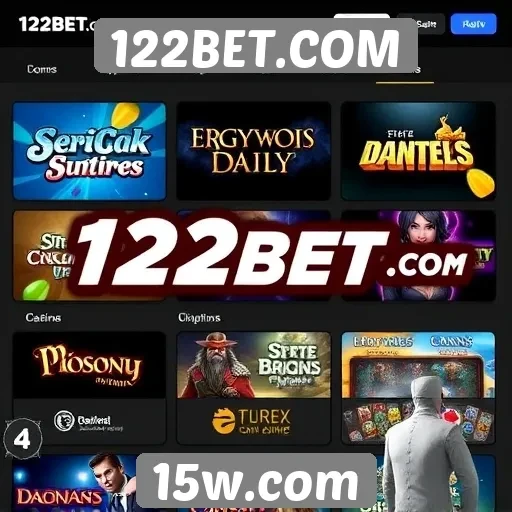 Análise das opções de jogos em 122BET.COM